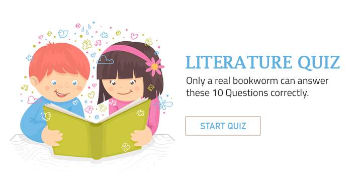 Banner for Only a real bookworm can answer these 10 questions correctly.