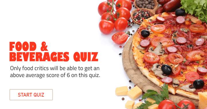 Banner for Hungry for a food and beverages quiz?