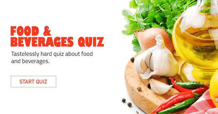 Banner for Tastelessly hard quiz about food.