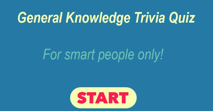 Mixed Knowledge Quiz. For the smart people among us.